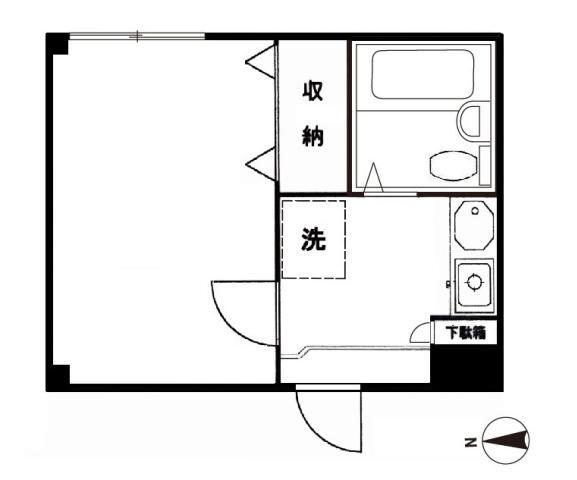 東京都大田区蒲田２ 梅屋敷駅 1K マンション 賃貸物件詳細