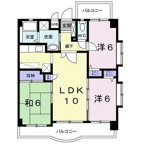 グランドコラム 4階 3LDK 賃貸物件詳細