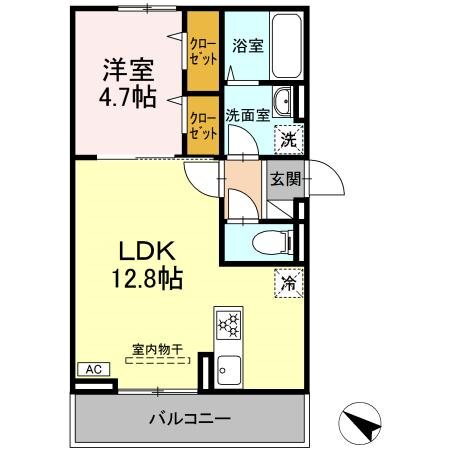 仮）Ｄ－ｒｏｏｍ上石田２丁目 2階 1LDK 賃貸物件詳細