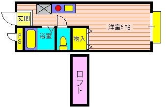 ルーラル 1階 ワンルーム 賃貸物件詳細