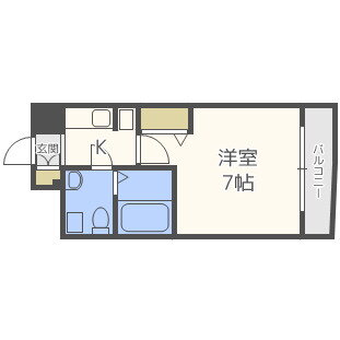 大阪府大阪市中央区上汐１ 谷町九丁目駅 1K マンション 賃貸物件詳細