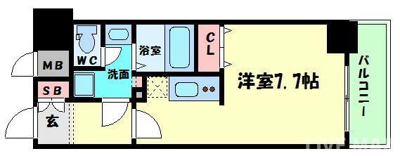 大阪府大阪市中央区島之内１ 長堀橋駅 1K マンション 賃貸物件詳細