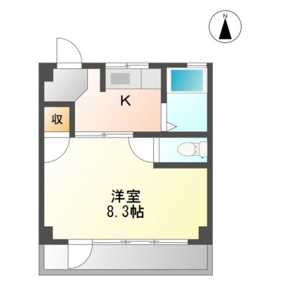 岡山県岡山市北区富田町２ 岡山駅 1K マンション 賃貸物件詳細