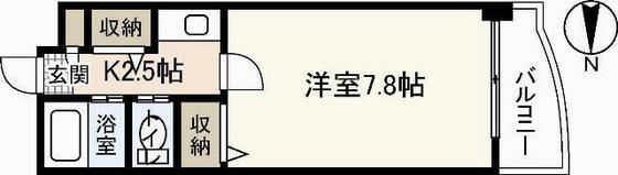 広島県広島市安佐南区中筋１ 中筋駅 1K マンション 賃貸物件詳細