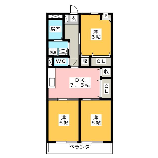 三重県松阪市駅部田町 3DK マンション 賃貸物件詳細