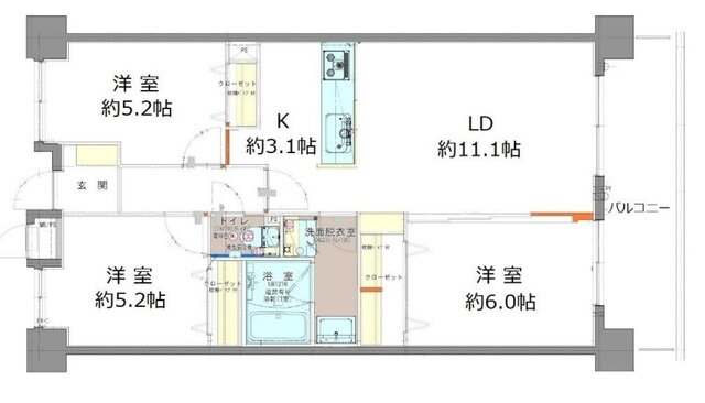 埼玉県さいたま市南区根岸１ 南浦和駅 3LDK マンション 賃貸物件詳細