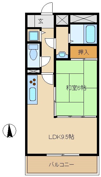 兵庫県尼崎市武庫之荘２ 武庫之荘駅 1LDK マンション 賃貸物件詳細