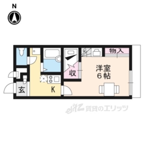 奈良県奈良市高畑町 近鉄奈良駅 1K アパート 賃貸物件詳細