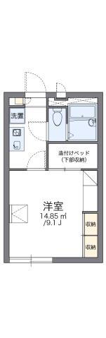 茨城県龍ヶ崎市若柴町 龍ケ崎市駅 1K アパート 賃貸物件詳細