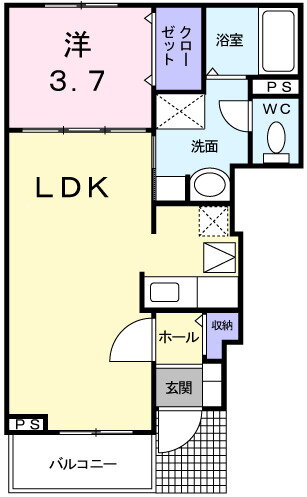 広島県広島市安佐南区西原８ 西原駅 1LDK アパート 賃貸物件詳細