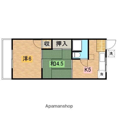 神奈川県川崎市高津区千年 武蔵新城駅 2K アパート 賃貸物件詳細