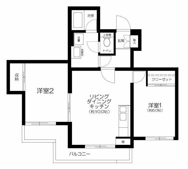 東京都練馬区平和台２ 平和台駅 2LDK マンション 賃貸物件詳細