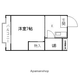 岡山県岡山市北区学南町３ 法界院駅 ワンルーム アパート 賃貸物件詳細