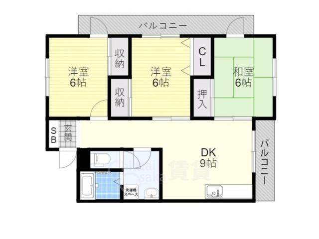 大阪府豊中市名神口３ 庄内駅 3DK マンション 賃貸物件詳細