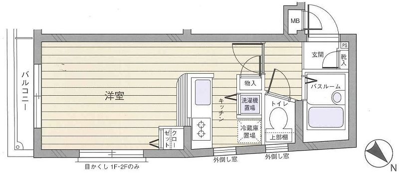 フェニックス文京千石 3階 ワンルーム 賃貸物件詳細