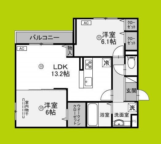 大阪府堺市西区上野芝向ヶ丘町２ 上野芝駅 2LDK アパート 賃貸物件詳細