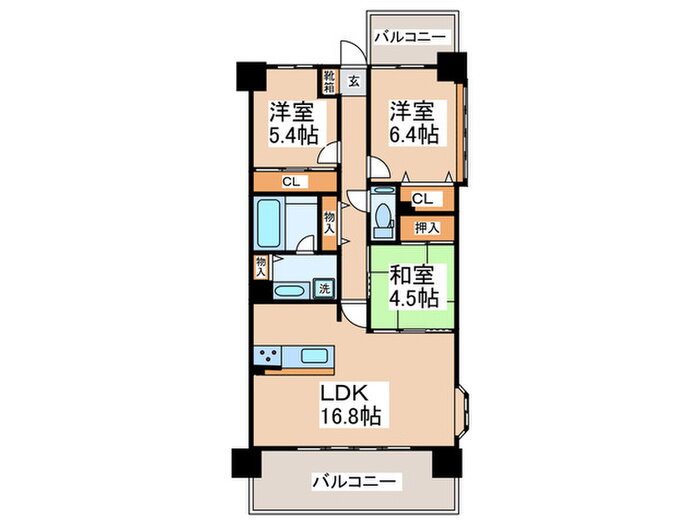 大阪府堺市堺区北花田口町２ 堺東駅 3LDK マンション 賃貸物件詳細