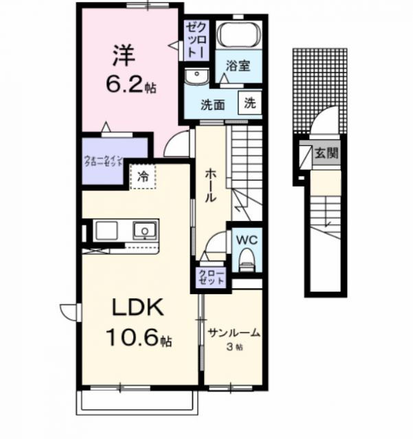 茨城県水戸市酒門町 水戸駅 1LDK アパート 賃貸物件詳細