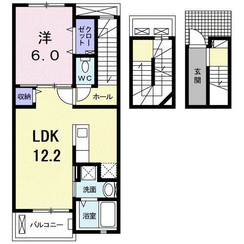 千葉県佐倉市六崎 佐倉駅 1LDK アパート 賃貸物件詳細