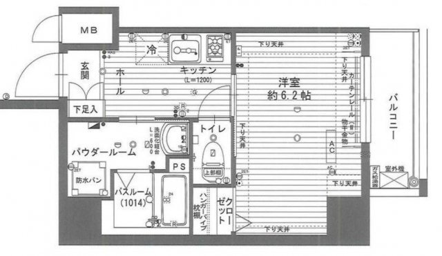 大阪府大阪市中央区瓦屋町１ 松屋町駅 1K マンション 賃貸物件詳細