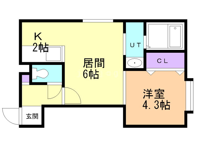北海道札幌市豊平区豊平二条７ 菊水駅 1LDK アパート 賃貸物件詳細