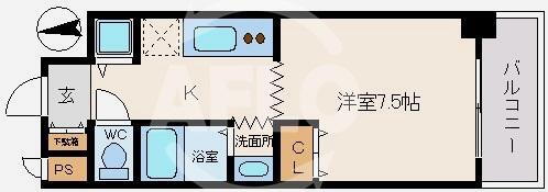 ＫＤＸレジデンス難波 8階 1K 賃貸物件詳細
