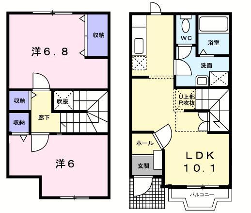 新潟県新潟市西区寺地 青山駅 2LDK アパート 賃貸物件詳細