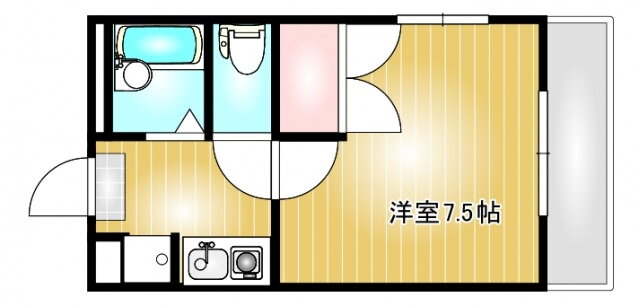 岡山県倉敷市福島 倉敷駅 1K アパート 賃貸物件詳細