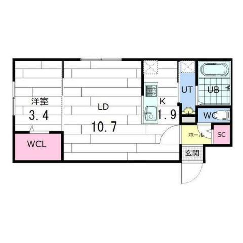 Ｖｉｖａｃｅ４１３ 4階 1SLDK 賃貸物件詳細
