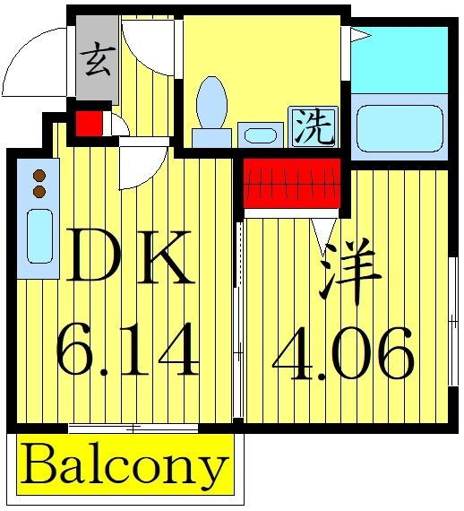 ペアパレス六町１号館 1階 1DK 賃貸物件詳細