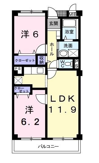 茨城県神栖市平泉 鹿島神宮駅 2LDK マンション 賃貸物件詳細