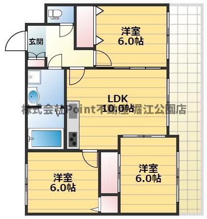 大阪府大阪市天王寺区真田山町 玉造駅 3LDK マンション 賃貸物件詳細