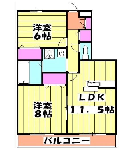 千葉県我孫子市天王台４ 天王台駅 2LDK アパート 賃貸物件詳細