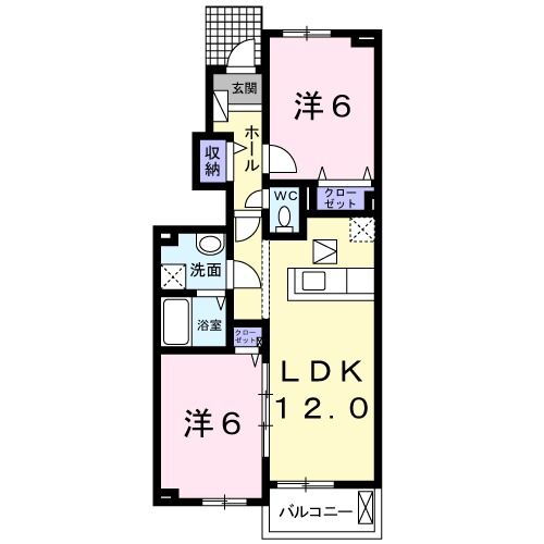東京都八王子市元八王子町３ 高尾駅 2LDK アパート 賃貸物件詳細