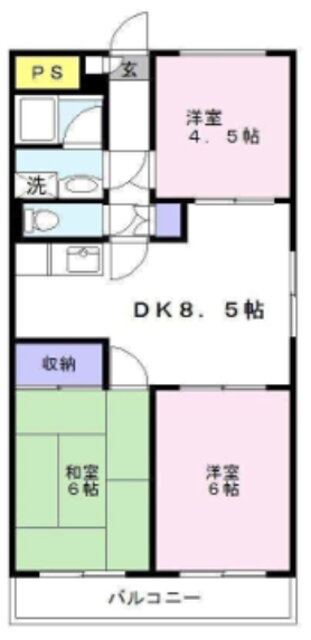 千葉県松戸市新松戸３ 新松戸駅 3DK マンション 賃貸物件詳細