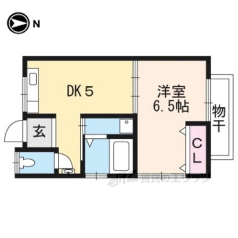 京都府京都市右京区嵯峨広沢御所ノ内町 嵯峨嵐山駅 1DK アパート 賃貸物件詳細