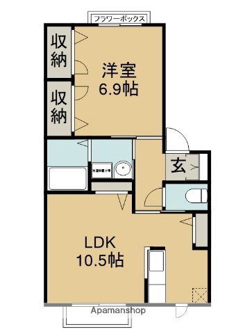 宮城県仙台市宮城野区萩野町２ 卸町駅 1LDK アパート 賃貸物件詳細