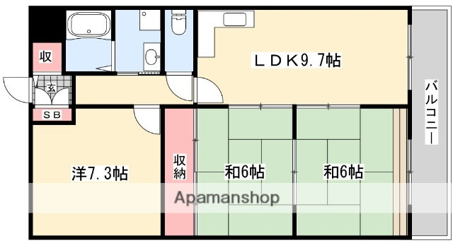 大阪府枚方市東船橋１ 樟葉駅 3LDK マンション 賃貸物件詳細