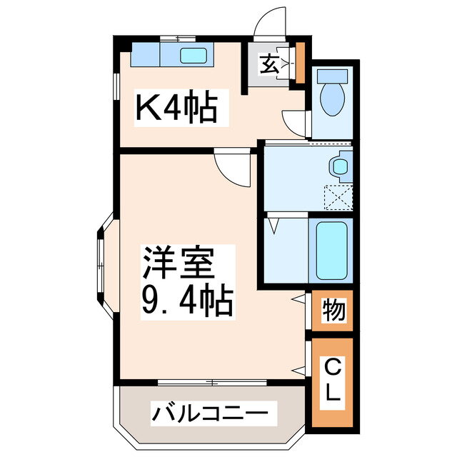 熊本県熊本市南区近見３ 1K アパート 賃貸物件詳細