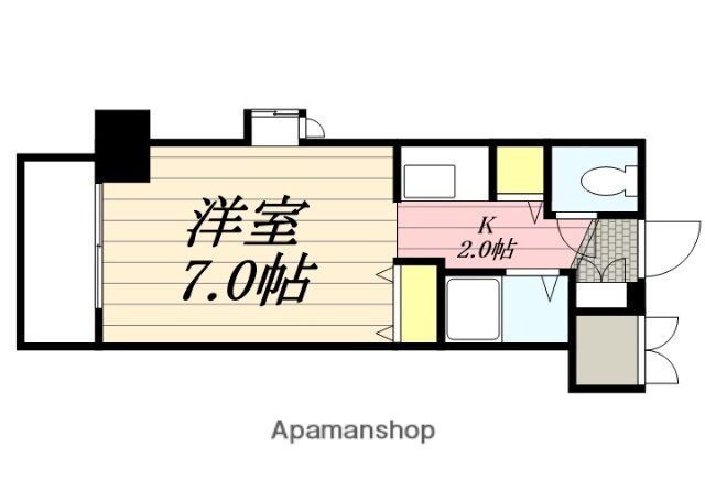 北海道函館市大手町 市役所前駅 1K マンション 賃貸物件詳細