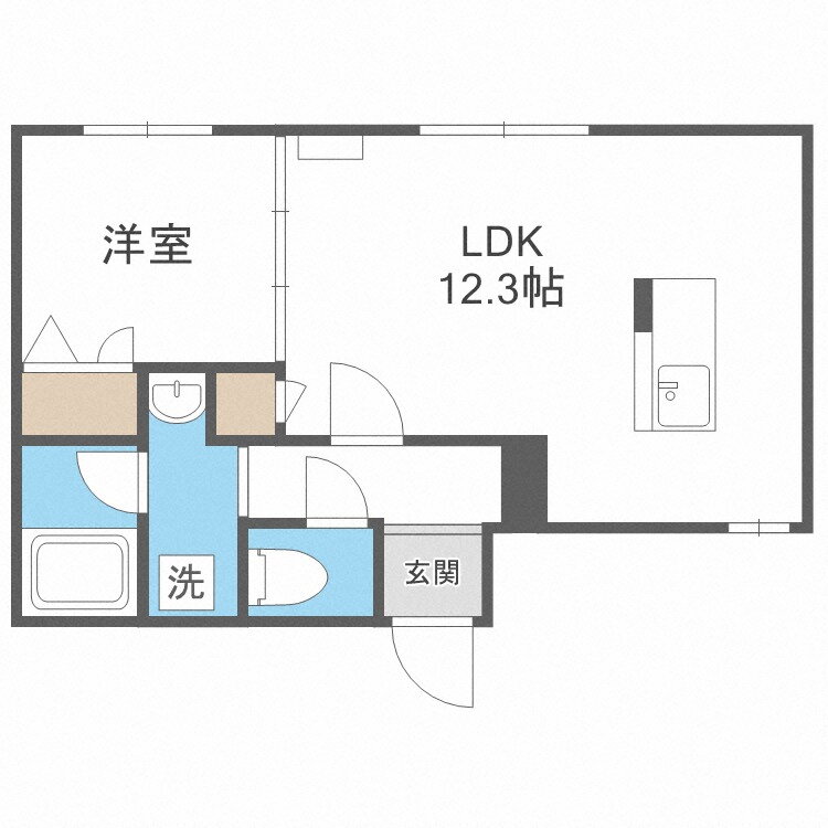 北海道札幌市中央区北二条東９ 苗穂駅 1LDK マンション 賃貸物件詳細
