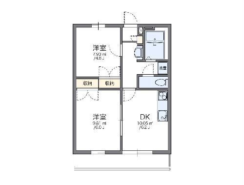 神奈川県厚木市長谷 本厚木駅 2DK アパート 賃貸物件詳細