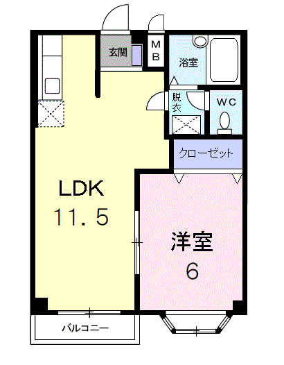 栃木県足利市小俣町 小俣駅 1LDK アパート 賃貸物件詳細