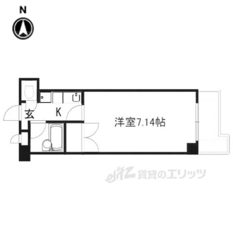 協和ハウスビル 3階 1K 賃貸物件詳細