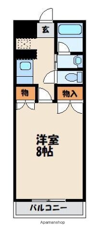 福岡県福岡市東区大字上和白 唐の原駅 1K マンション 賃貸物件詳細