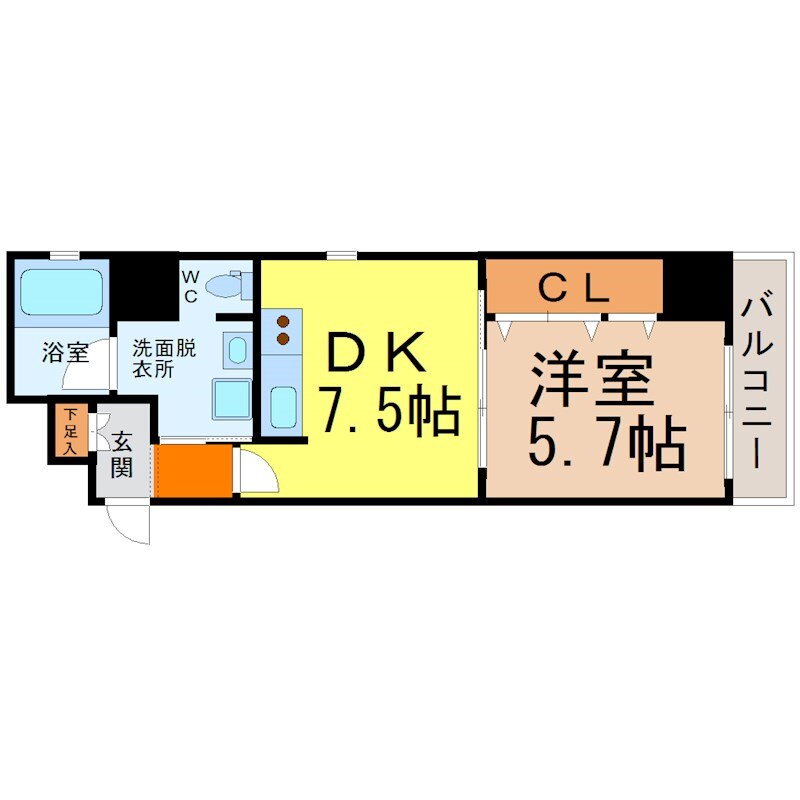 愛知県名古屋市北区大曽根４ 大曽根駅 1DK マンション 賃貸物件詳細