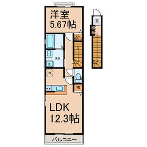 愛知県春日井市堀ノ内町１ 神領駅 1LDK アパート 賃貸物件詳細