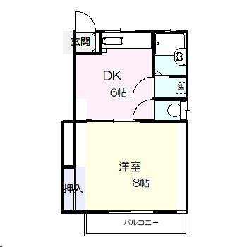 宮崎県宮崎市月見ケ丘５ 加納駅 1DK アパート 賃貸物件詳細