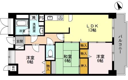 兵庫県豊岡市今森 豊岡駅 3LDK マンション 賃貸物件詳細
