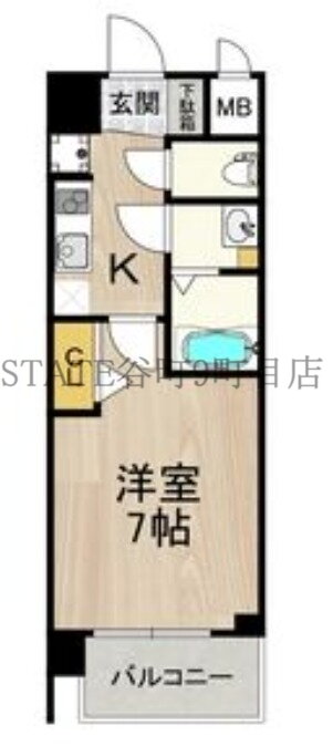 大阪府大阪市浪速区大国１ 大国町駅 1K マンション 賃貸物件詳細